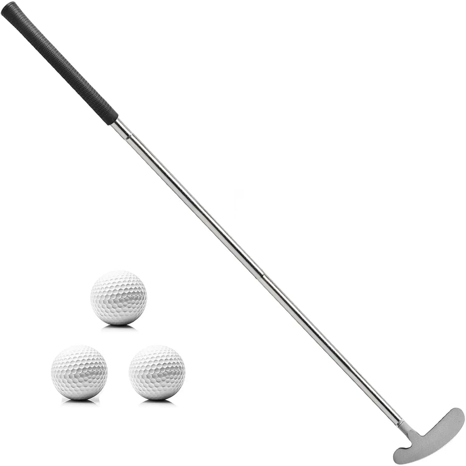 Golf Putter - 33" Two-Way Putter for Left/Right Hand, with Balls |   Golf Combo Set for Men's Women's Beginner's, Anti-Slip Handle, Detachable Design, Four Sections Make Up, Indoor Outdoor Use