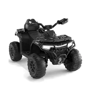 12V Ride On Toys Car w/Parent Remote Control, Spring Suspension, LED Lights, Bluetooth, Music, USB, Early Education, Volume Control
