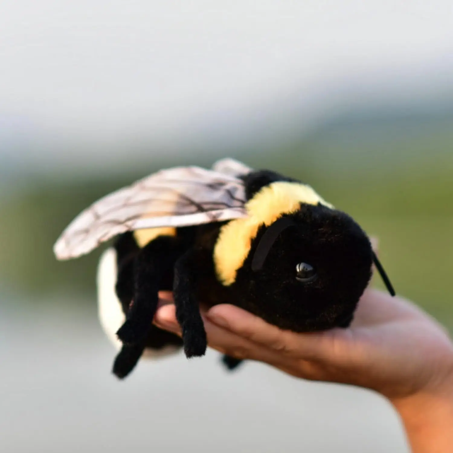 Soft Insect Plush Toy, Stuffed Bee Animal Doll,Cute Honeybee Plush Doll,17cm (Bee)