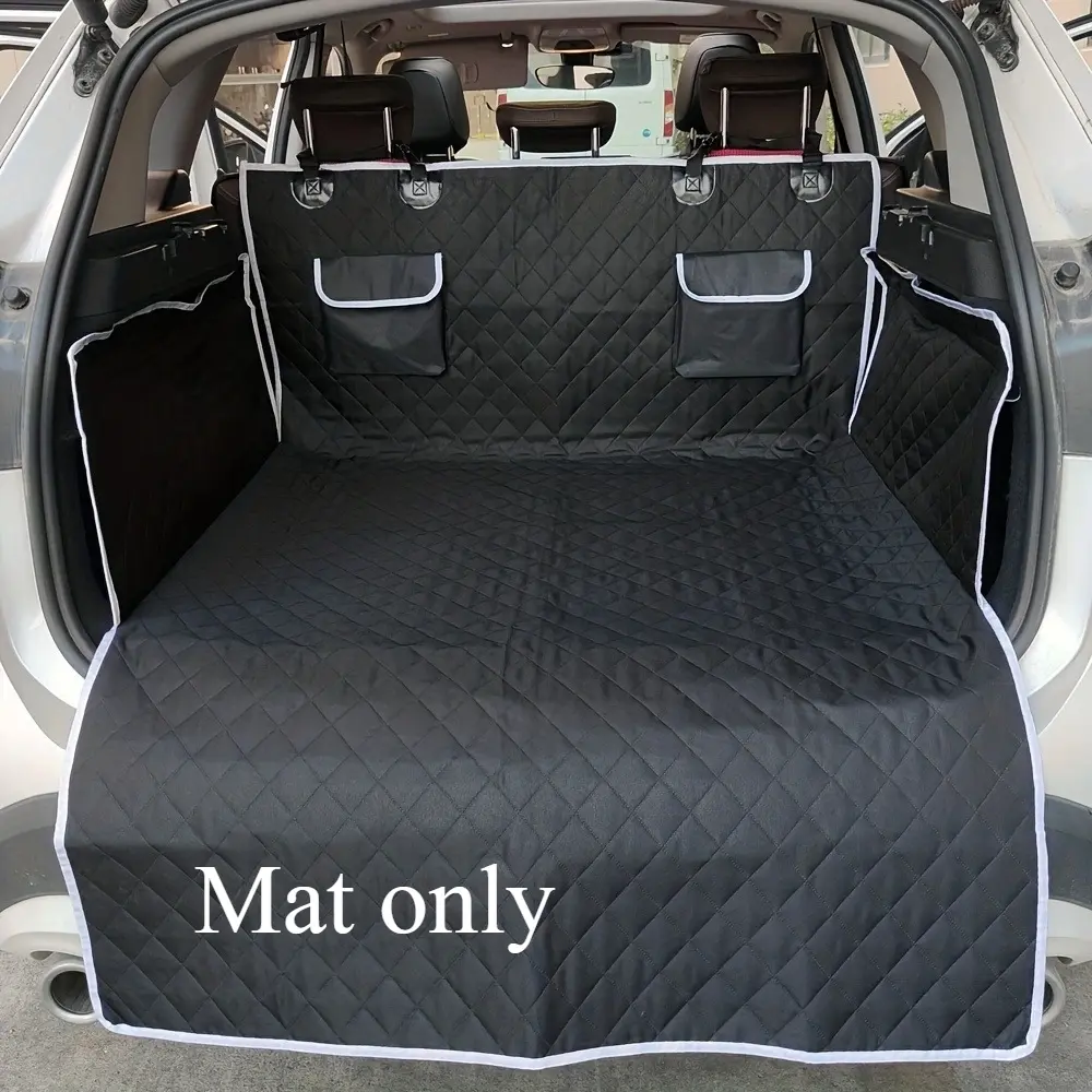 Pet Vehicle Trunk Cargo Liner for Pet Travel Trunk Protection, Non Slip Base With Storage Pockets, 1 Piece