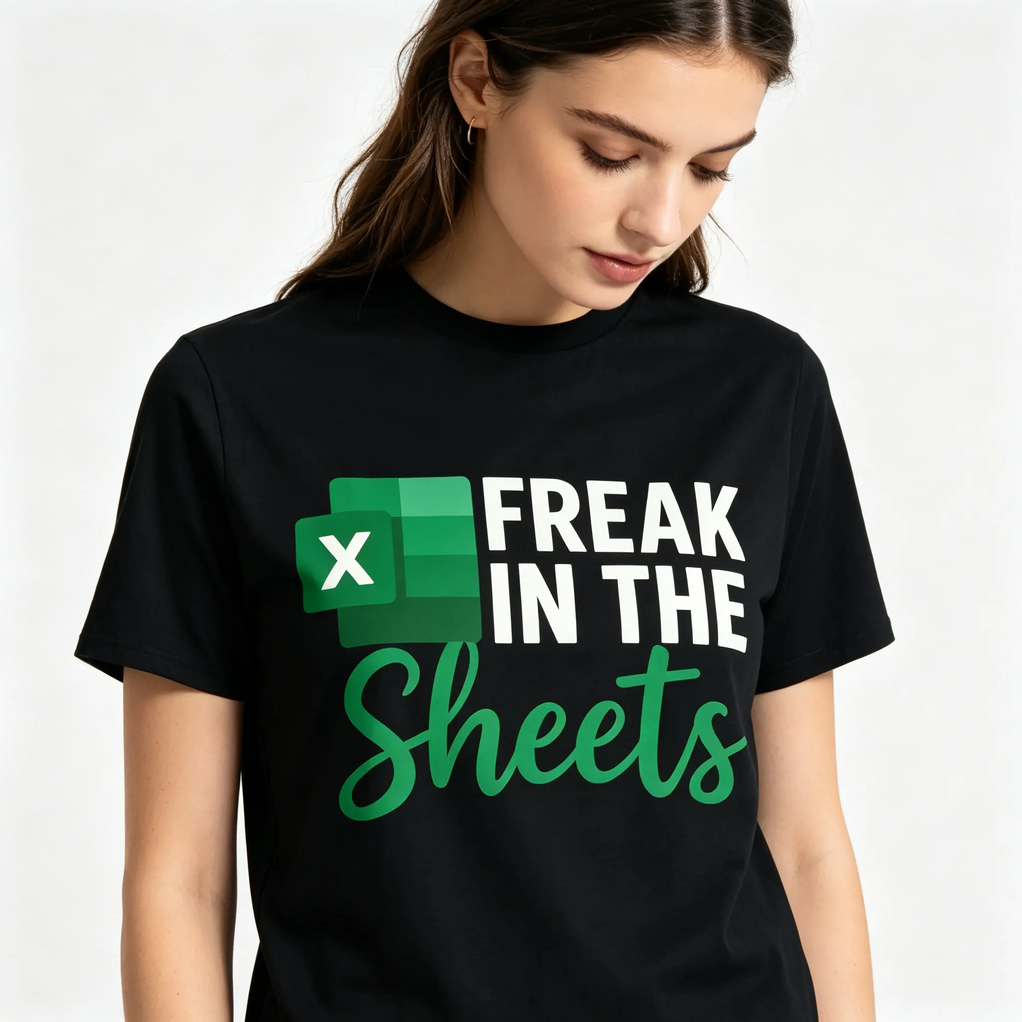 Freak In The Sheets Accountant Funny Spreadsheet Graphic Unisex Tee |   All-Season Breathable Top