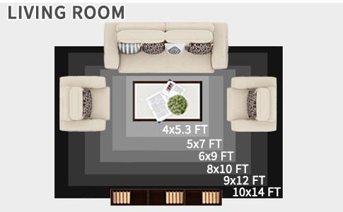 FAMVAL Large Size Plush Rugs Big Fluffy Area Rug Non-slip Soft Shaggy Carpet Mats for Living room Bedroom Nursery Home Decor Christmas gifts