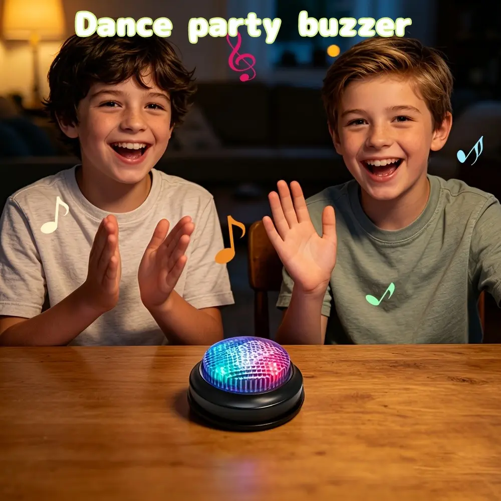 Party Buzz Button Game Toy, Interactive Multiplayer Buzzers with Sound Effects, Fun Family Gathering Game Props, Engaging Party Games