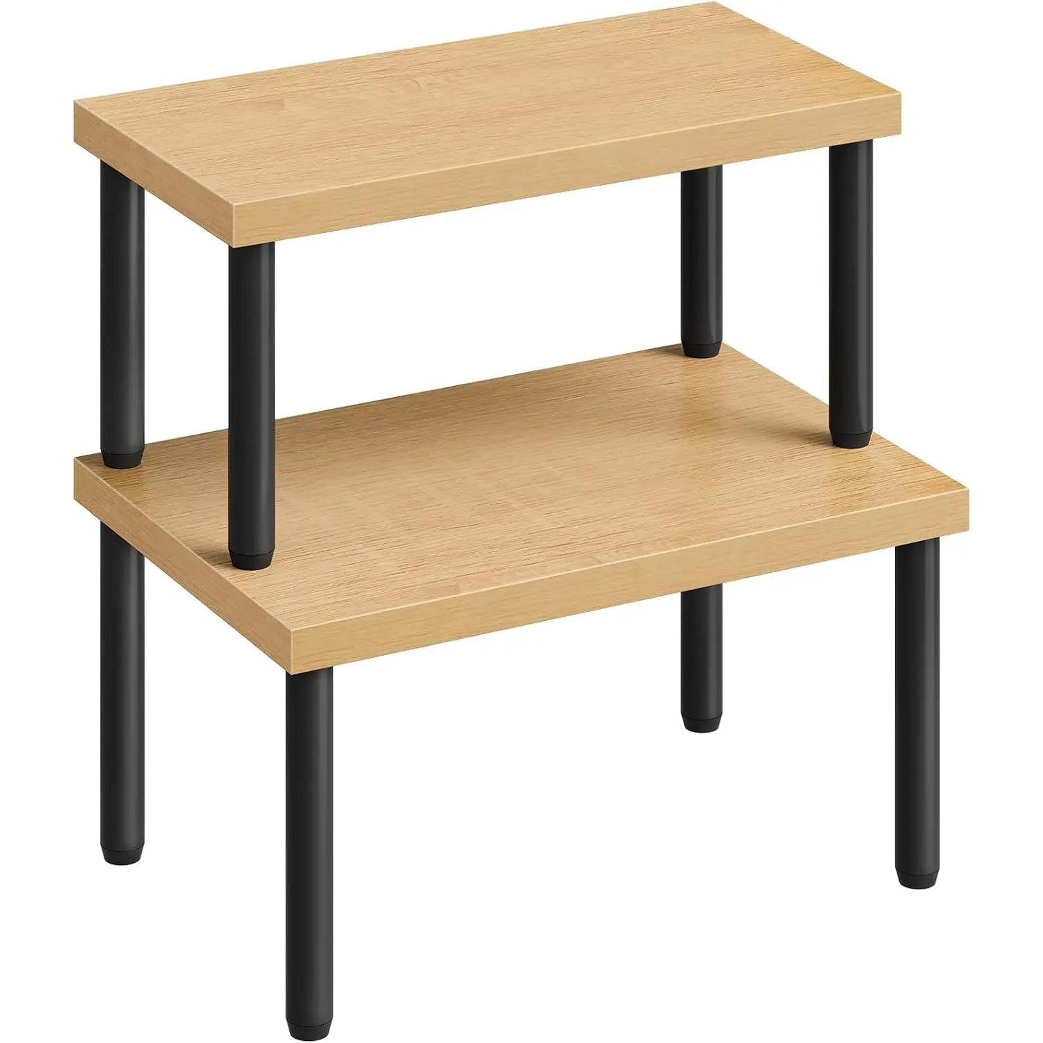 Cabinet Organizer Shelf, kitchen countertop organizer, Kitchen Storage,  Rack for cabinet, Stackable, Expandable, for Countertop,kitchen,cabinet, Black and  BN15TL01