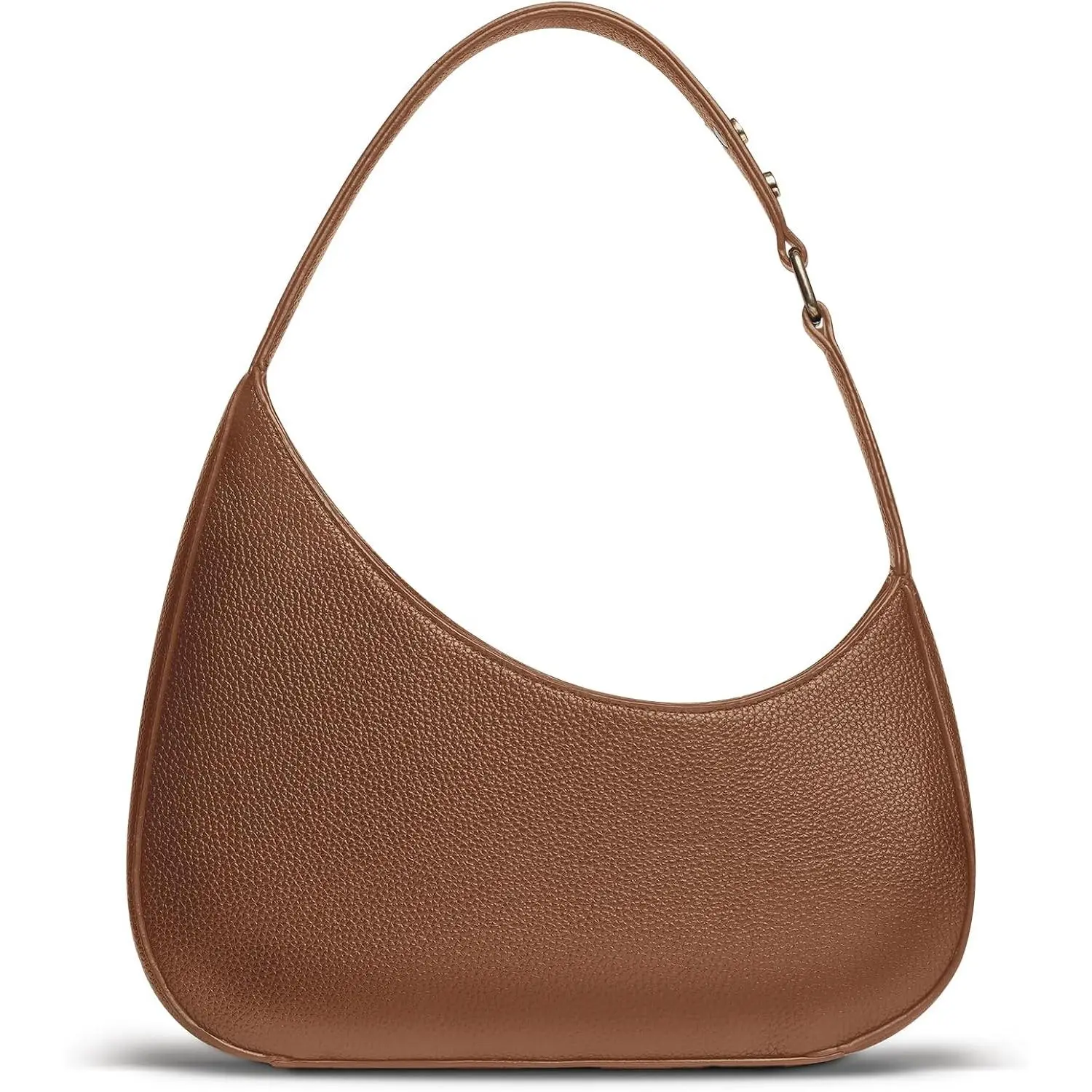 Small Black Purse for Women, Crescent  Bag PU Leather Handbag | Trendy Going Out Bag with Zipper, Date Night & Everyday Wear