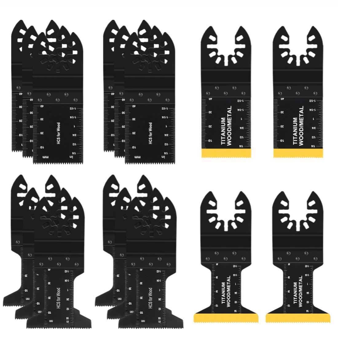 Universal Saw Blade, Multiple Sizes, Professional Blades for Oscillating Tool, Power Tool Accessories for Woodworking, Metalworking, Plastic Working
