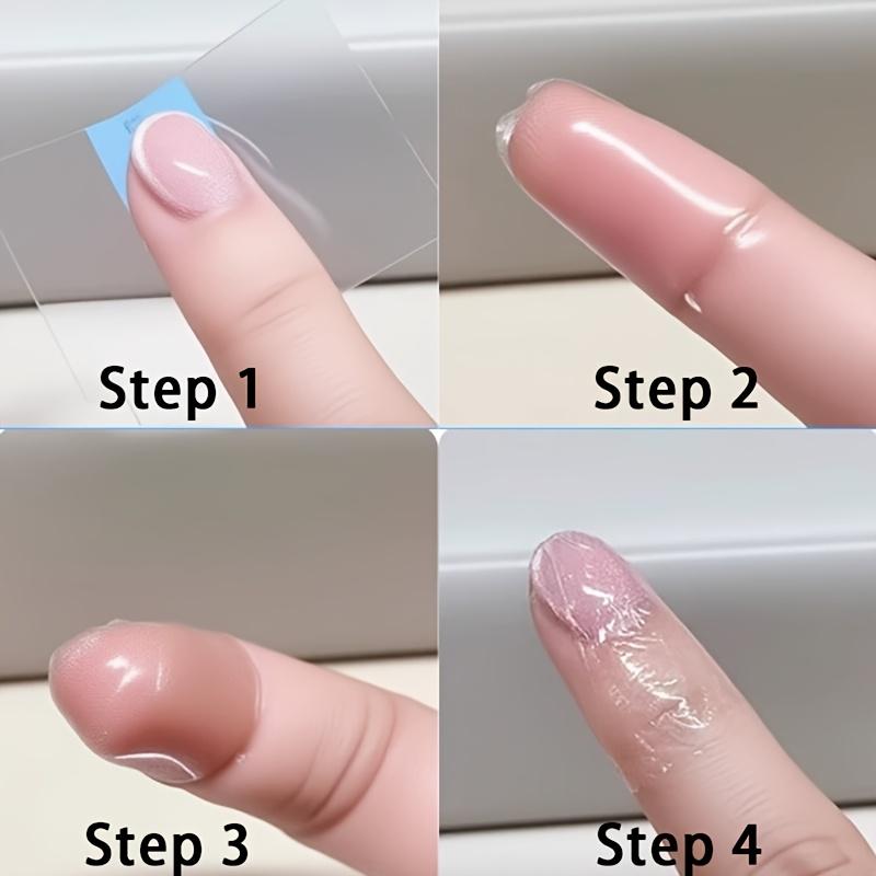 1 Roll Transparent Self-Adhesive Tape, PU Material Bandage, Portable Finger Protector, Anti-Friction Sticker for Bathing