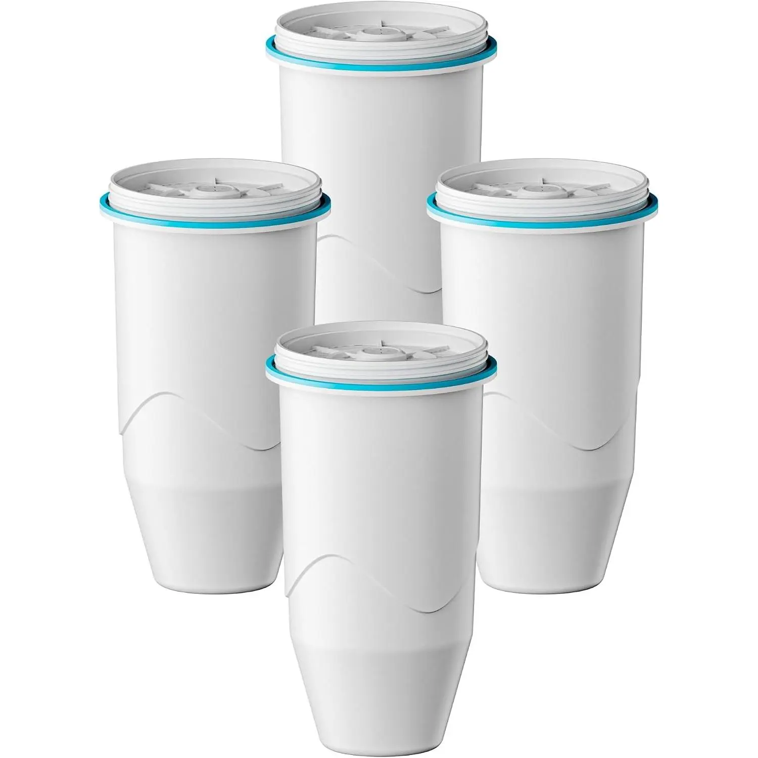 Replacement for Zero Water Pitchers and Dispenser ZR-001 ZR-004 ZP-006 ZR-017, Five-Stage Filter System, Reduce Lead, Chromium, PFOA/PFOS, 4 Count