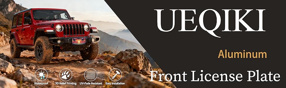 Front License Plate Not All Those Who Wander are Lost Vanity Plates Aluminum Metal Decorative Car Tag Mountains Novelty License Plate Cover for Men Women‎6 * 12 in (4 Holes)