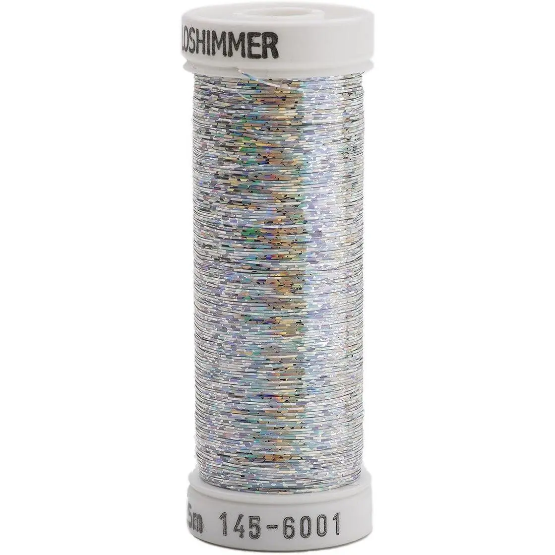 Sliver Metallic Thread for Sewing, 250-Yard,