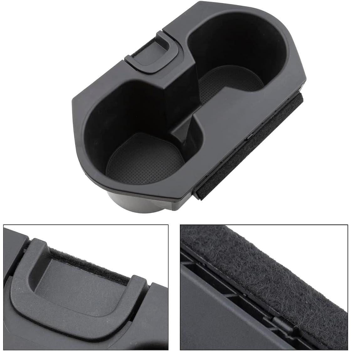 Cup Holder Insert Fit Civic 2016 2017 2018 2019 2020 2021 Lx Ex Si  Hatchback Center Console Drink Bottle Holder Cup Holder Replace#83446-TBA-A01ZA with 2 Coasters