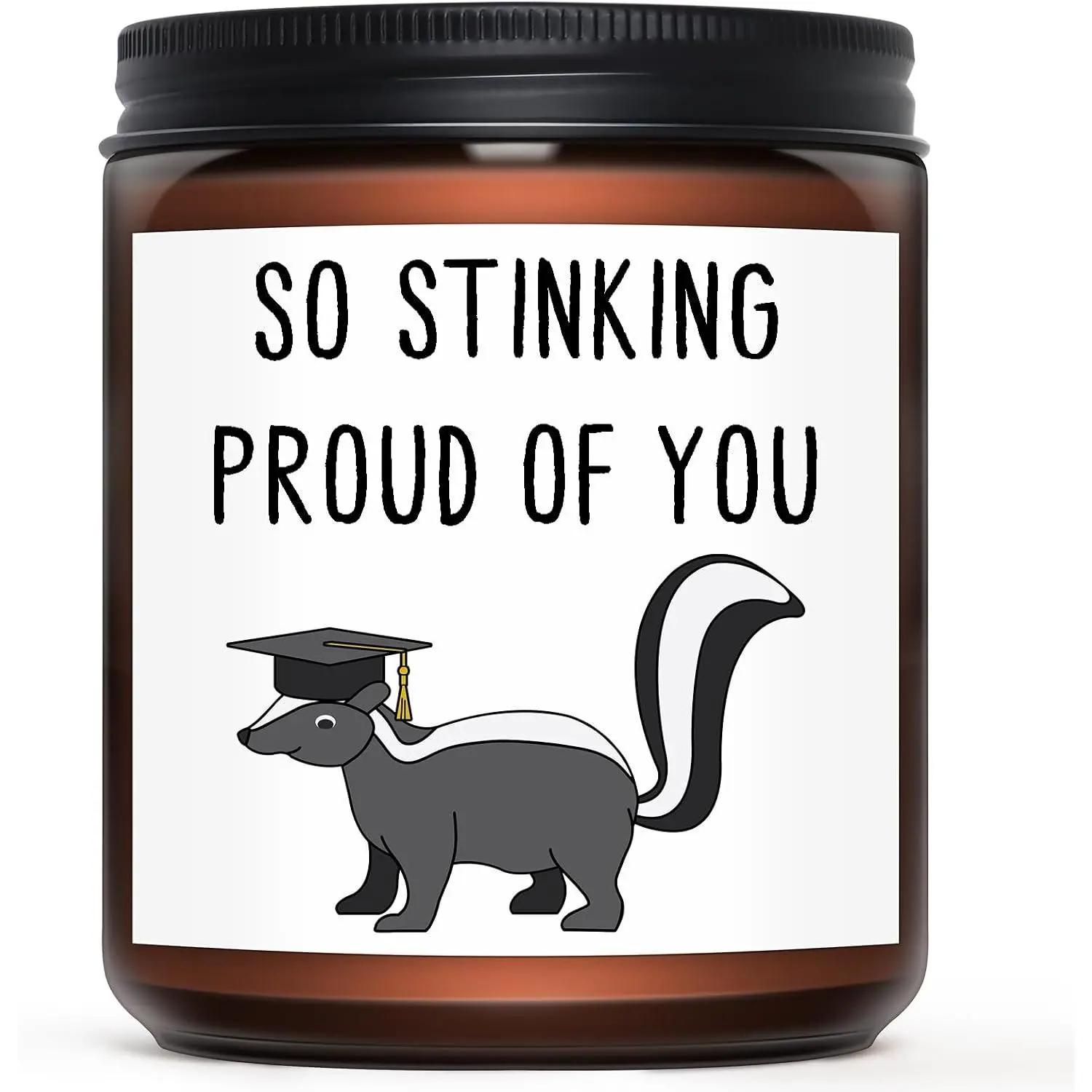 Minimalist Calming 9oz Relaxing Candle - Proud Grad Gift for Class of 2026, College, Nurse, Masters, Law School, PhD, High School Graduates (Daughter Included)