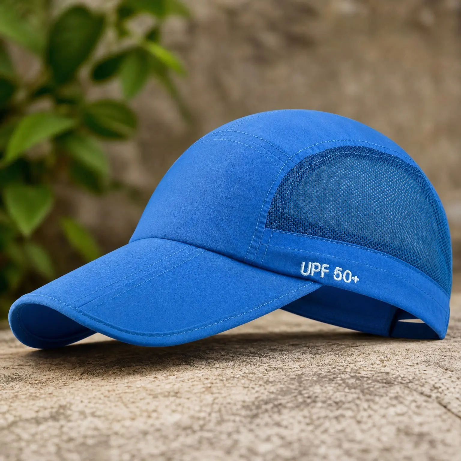 Unisex Baseball Cap with Foldable Long Large Bill - UPF 50 Unstructured Sun HatGift