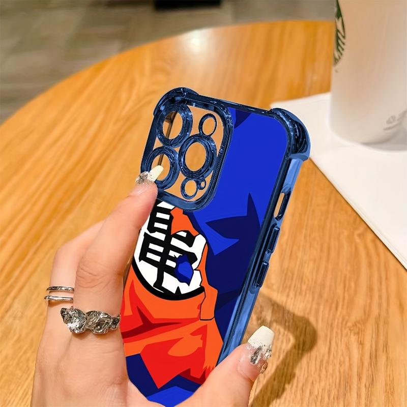 Anime G-Gokus Training Suit Case Compatible with For iPhone 17 Air 16,15,14,13,12,11,Pro,MAX Plus, Featuring a Transparent Soft Back Cover That Is Anti-Drop