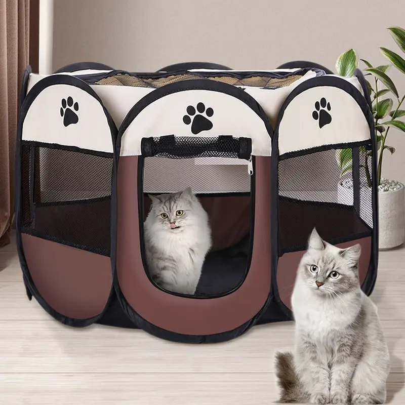 Foldable Pet kennel Portable Dog Cat Crate Tent Indoor Outdoor Travel