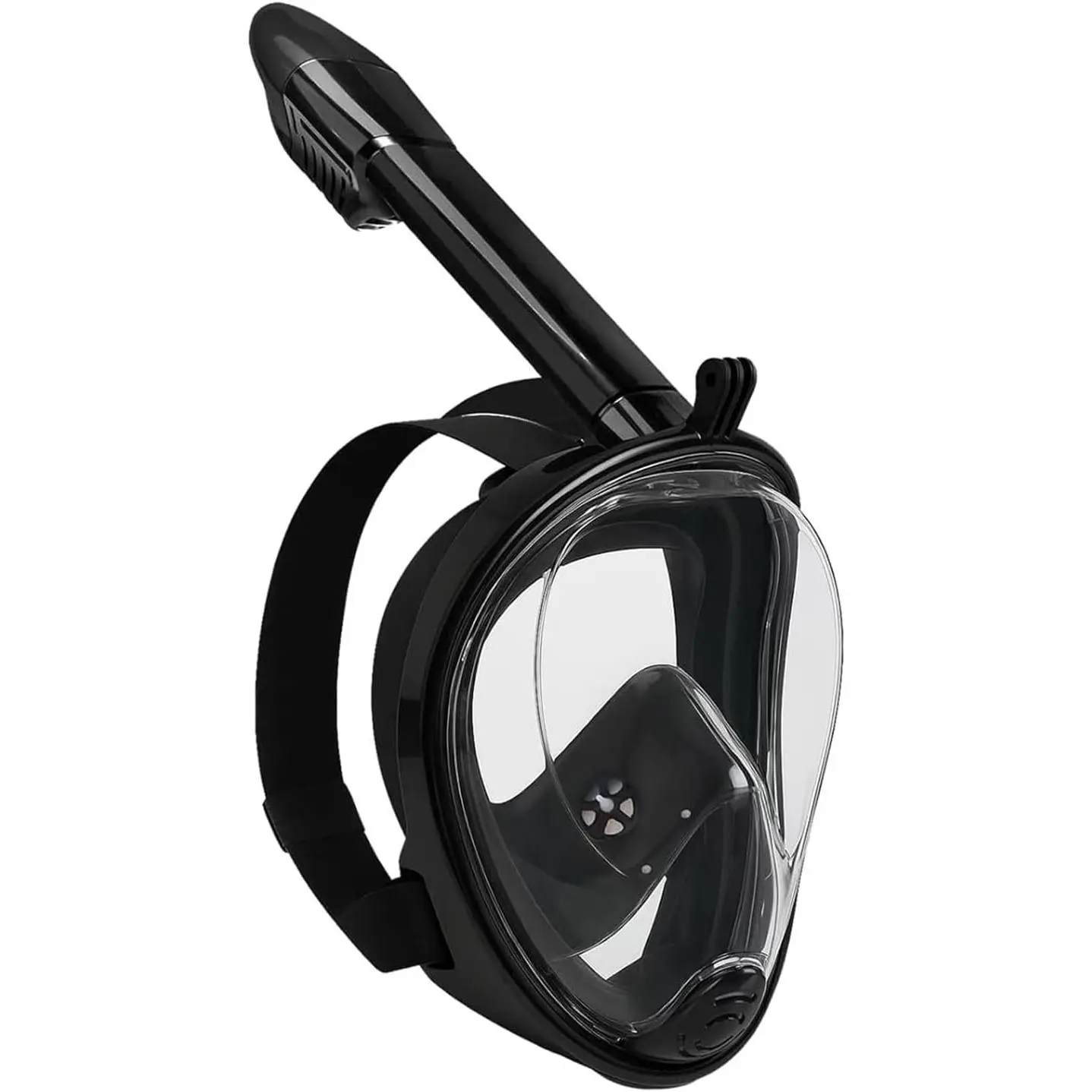 Full Face Snorkel Mask Adults with Dry Top System, Detachable Camera Mount, 180 Panoramic Anti-Fog Anti-Leak Diving Mask for Adult and Kids