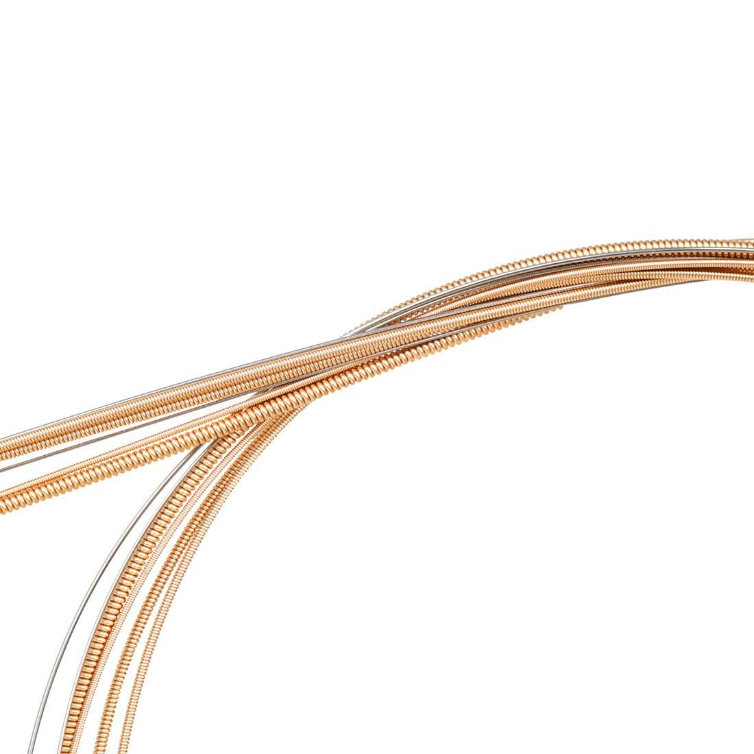 Guitar String, 6pcs/set Guitar String with Copper Wrapped Beads, Musical Instrument Accessories for Guitar, Ukulele, Bass, Violin