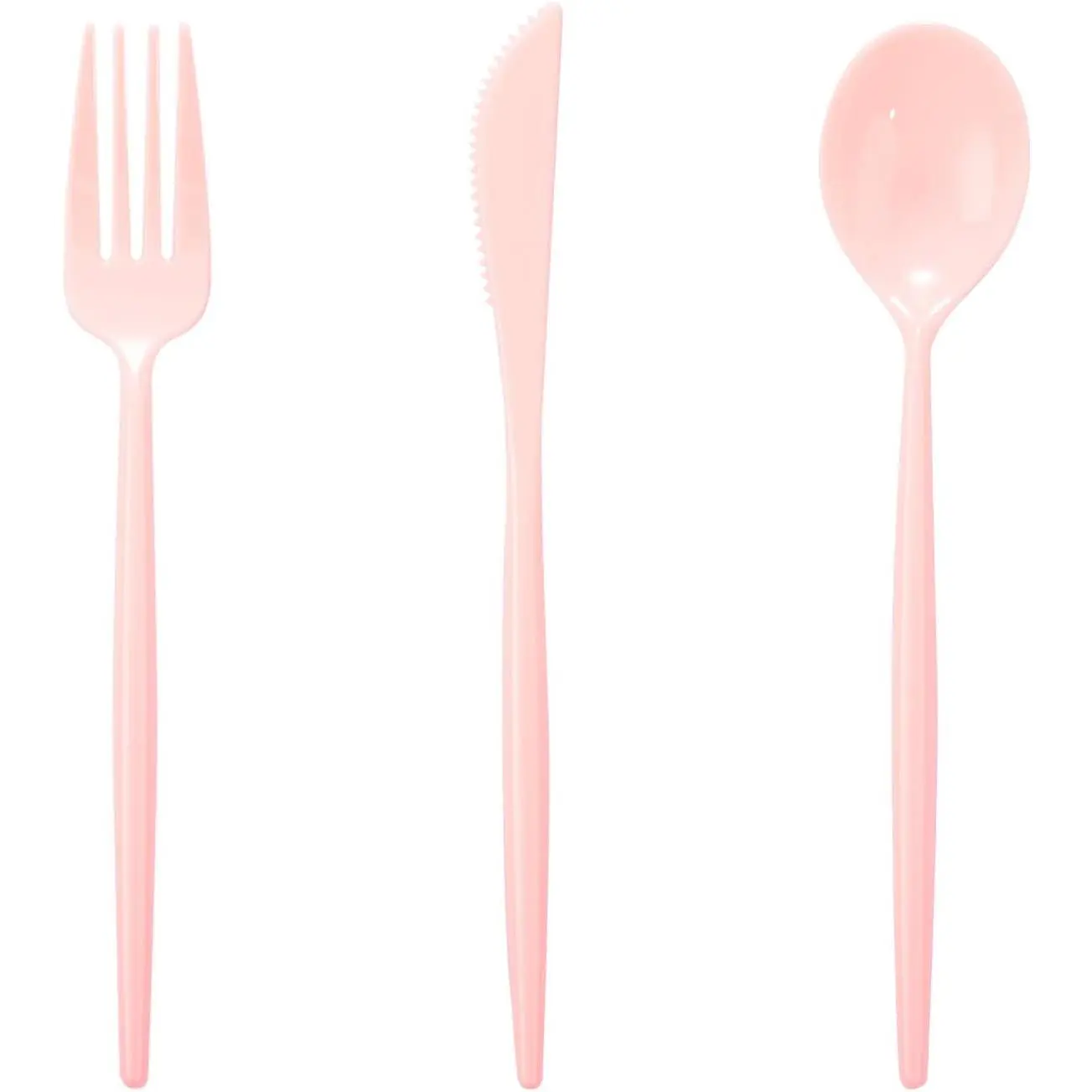 180 count Extra Heavy Duty  Plastic Cutlery Silverware Set | Disposable Hard Plastic Utensils Include 60 Forks, 60 , 60 Spoons for Wedding Birthday Party Shower, Serves 60