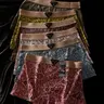 Women's Vintage Print High Waist Briefs, Casual Elegant Panty, Floral, Soft Comfortable Elastic Waistband, Perfect for Casual, Home & Commute, Ideal Holiday Gift