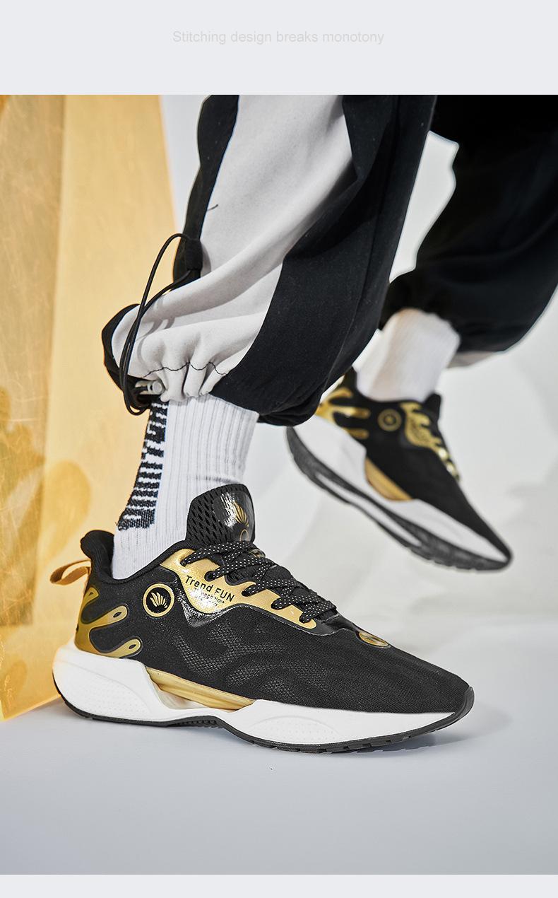 Men's Summer Fashion Trendy Lace-Up Running Shoes, Mesh Men's Shoes, Thick-Soled Comfortable Low-Top Sneakers