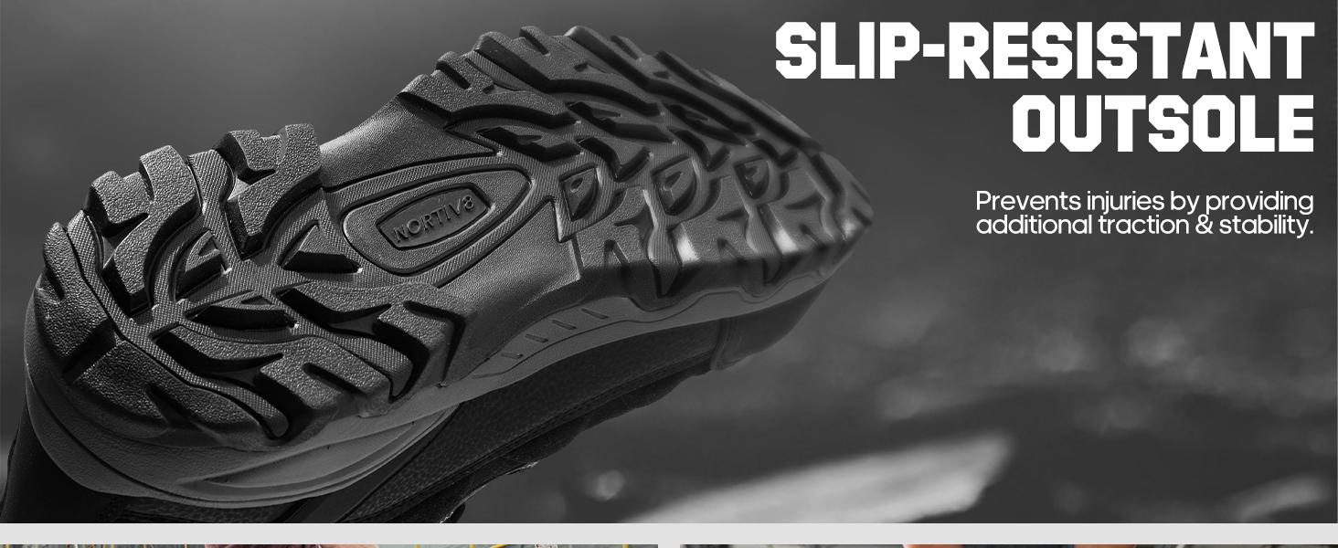 NORTIV 8 Men's Steel-Toe Work Boots - Breathable & Durable, Slip-Resistant, Round Toe, Cuban Heel Comfortable Walking Shoes Boy Closed SpringStatements