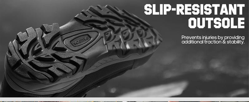 NORTIV 8 Men's Steel-Toe Work Boots - Breathable & Durable, Slip-Resistant, Round Toe, Cuban Heel Comfortable Walking Shoes Boy Closed NORTIV 8 Men's Steel-Toe Work Boots - Breathable & Durable, Slip-Resistant, Round Toe, Cuban Heel Comfortable Walking Shoes Boy Closed