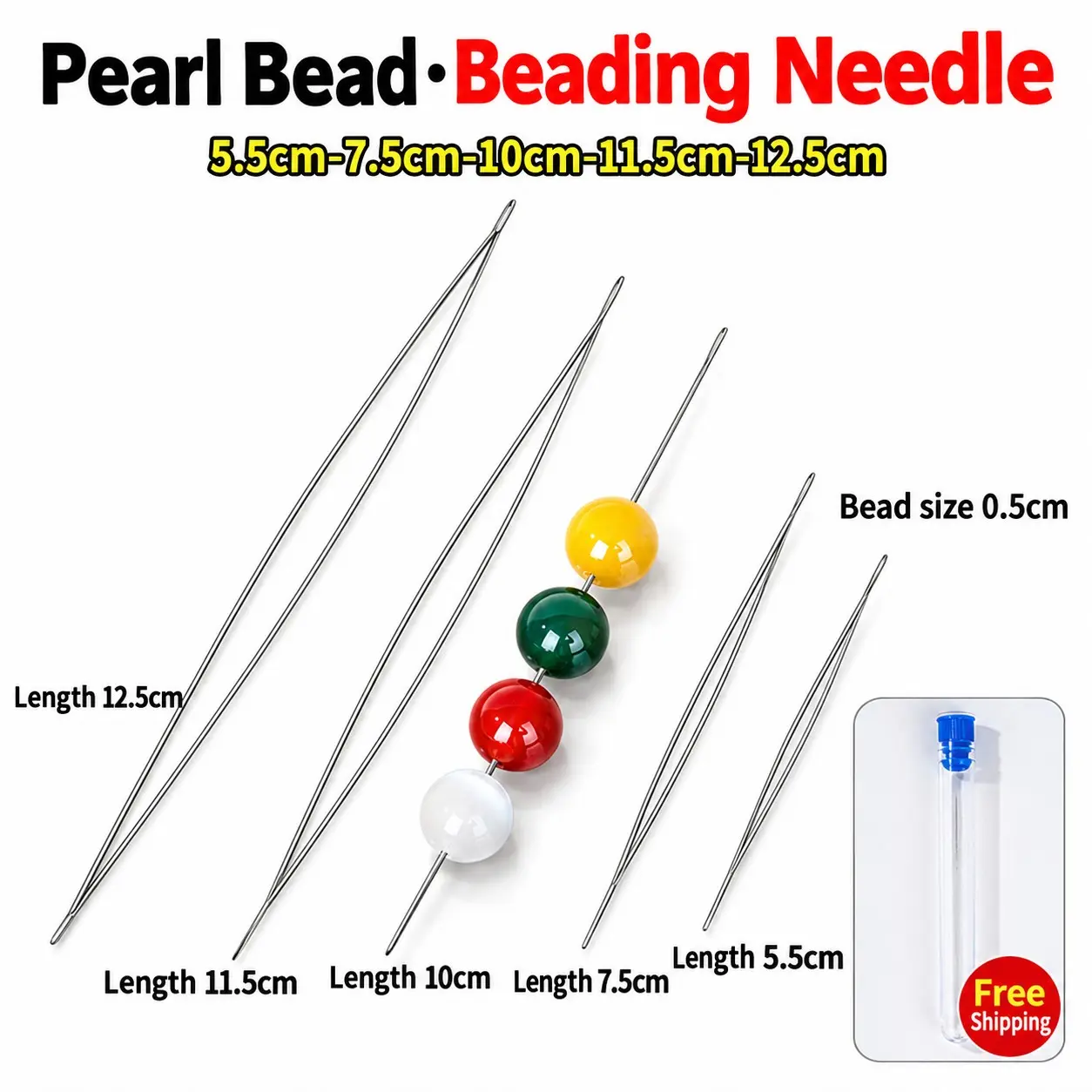 DIY Bead Stringing Tool, Ultra-Fine Bead Needle for Jewelry Making, Essential Hand Tool for Beading Projects, Perfect for Beginners & Experts