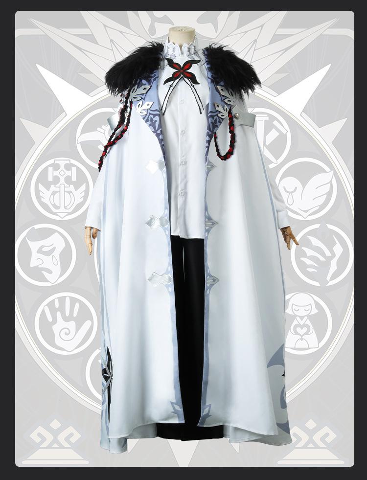 Arlecchino Cosplay Anime  Impact Costume The Knave Costume Cloak Wig Full Set Fatui Harbingers Damselette Cosplay