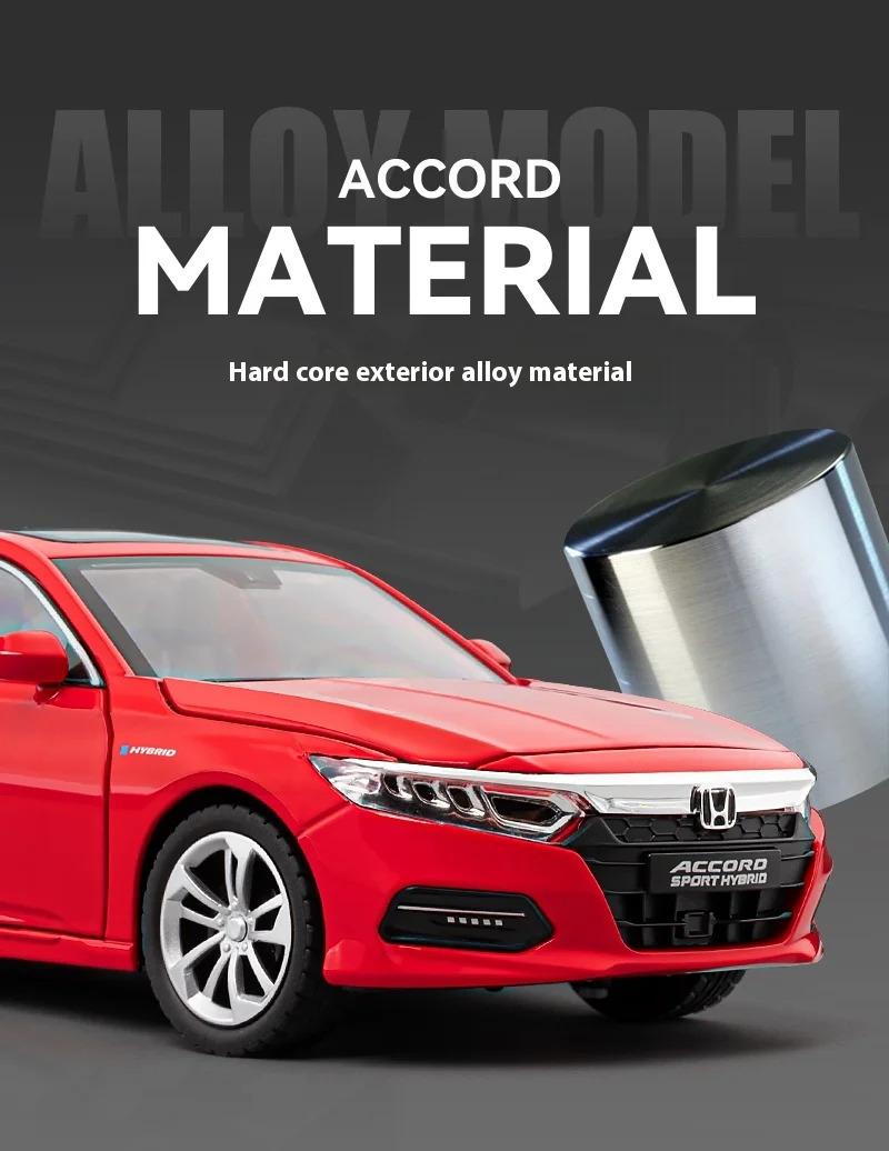 1:24 Luxury Sedan Sound and Light Alloy Metal Die-cast Car Model Collectible Hobby Decoration Fashion Holiday Gift Box for Boys