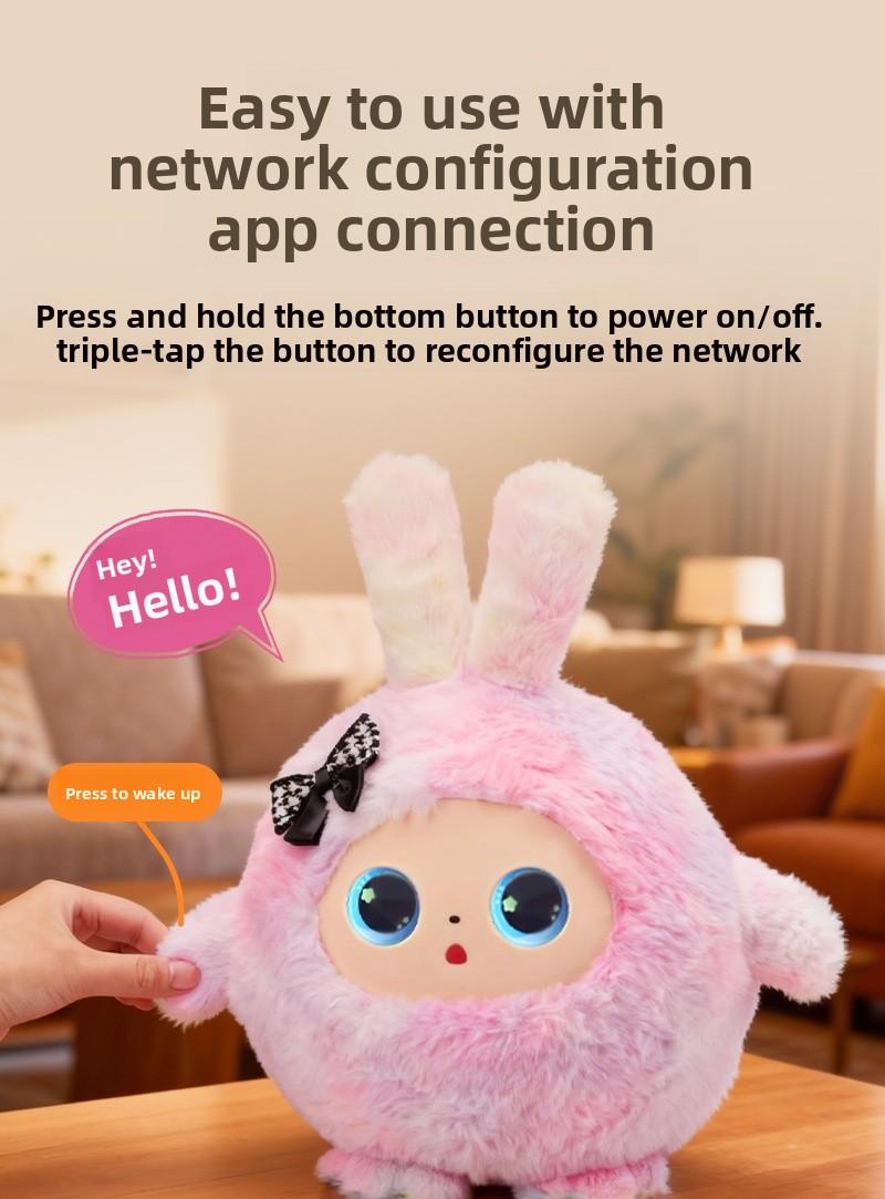 AI Smart Interactive Plush Toy,Talking Doll,eyes light up AI Robot, Kids Gift, Electronic Pet Companion for Children,Stuffed Toys,Robot toy, Interactive toy, AI Smart Interactive Plush Toy,Talking Doll,eyes light up AI Robot, Kids Gift, Electronic Pet Companion for Children,Stuffed Toys,Robot toy, Interactive toy,