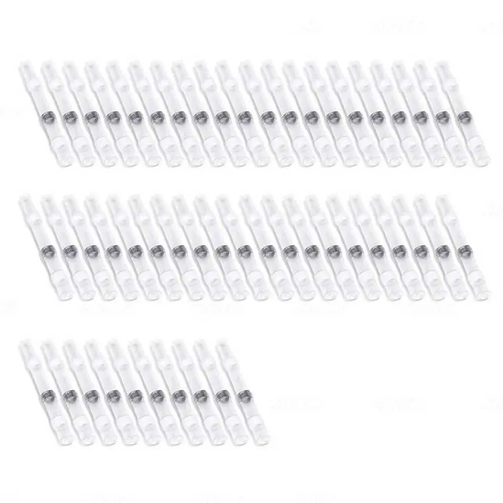 50 PCS Heat Shrink Wire Connectors Kit, Waterproof Insulated Electrical Terminals for Automotive Home DIY Repair, Cable Splicers, Wire Crimp Connectors, Electrical Wiring Accessories