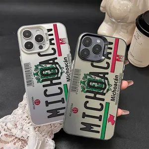 Michoacan License Plate Smartphone Case - Shockproof, Scratch-Resistant, Slim-Fit Protective Cellphone Cover for All iPhone & Samsung Devices, Smartphone Accessories