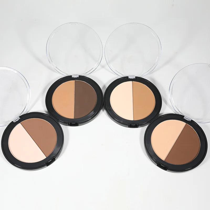 Bronze-colored cream and powder palette