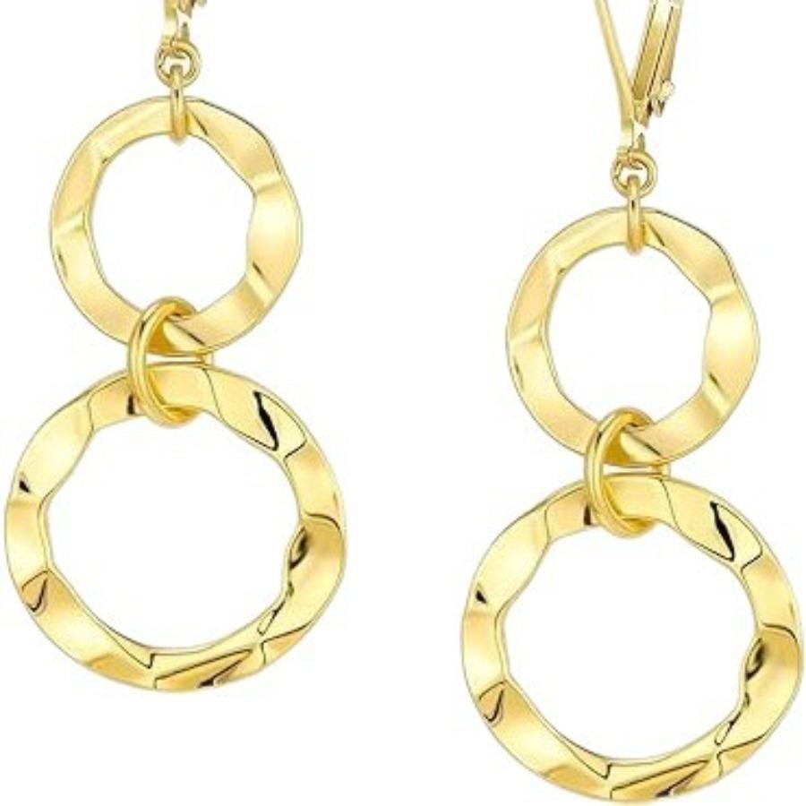 4Pairs Small Hoop Earrings  Women Trendy Stackable Chunky Earrings Hypoallergenic Huggie Earring Stacks Lightweight Earring Sets  Multiple Piercing Adjustable Auto Screen Clicker for Smart Phone shopping spree