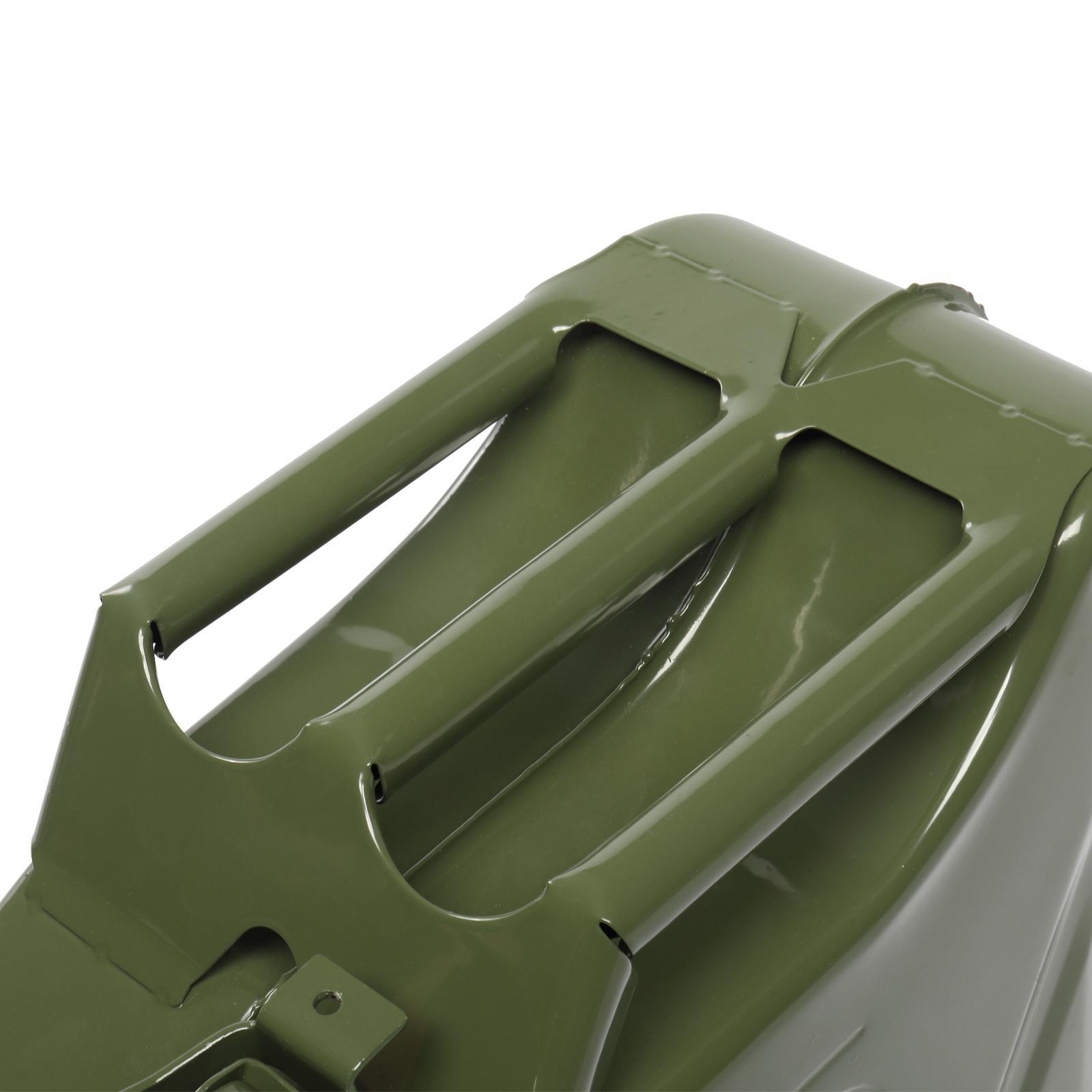 Karlhome 5L/10L/20L Fuel Can, Portable Jerry Gas Can with Flexible Spout System, Rustproof ＆ Heat-resistant Steel Fuel Tank for Cars Trucks Equipment Bottles OrganiserVersatile Water and Liquid Container for Cars, Trucks, Motorcycles