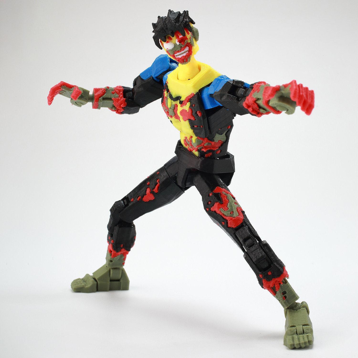 In Stock New 3D Printed Invincible T13 Dummy 13 Action Figure Multi-Jointed Movable Shapeshift Superhero Model Toy