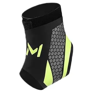 Unisex Ankle Compression Cuff & Support Bundle - Anti-Sprain Protective Gear for Basketball, Soccer - Micro Shin Guards, Neck Protector, Dirt Bike Tailbone Pad, Guard Straps, Academy Football Mouthguard