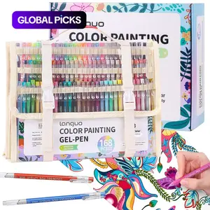 NEW 252 Pieces/234 Colors Languo Color Painting Gel Pen Set, Drawing Pens, 45/72/99/168 Pcs, with Storage Box, 0.6mm Needle Tip, Rich Color, Art Supplies for Diary, Card, DIY #GLOBAL PICKS