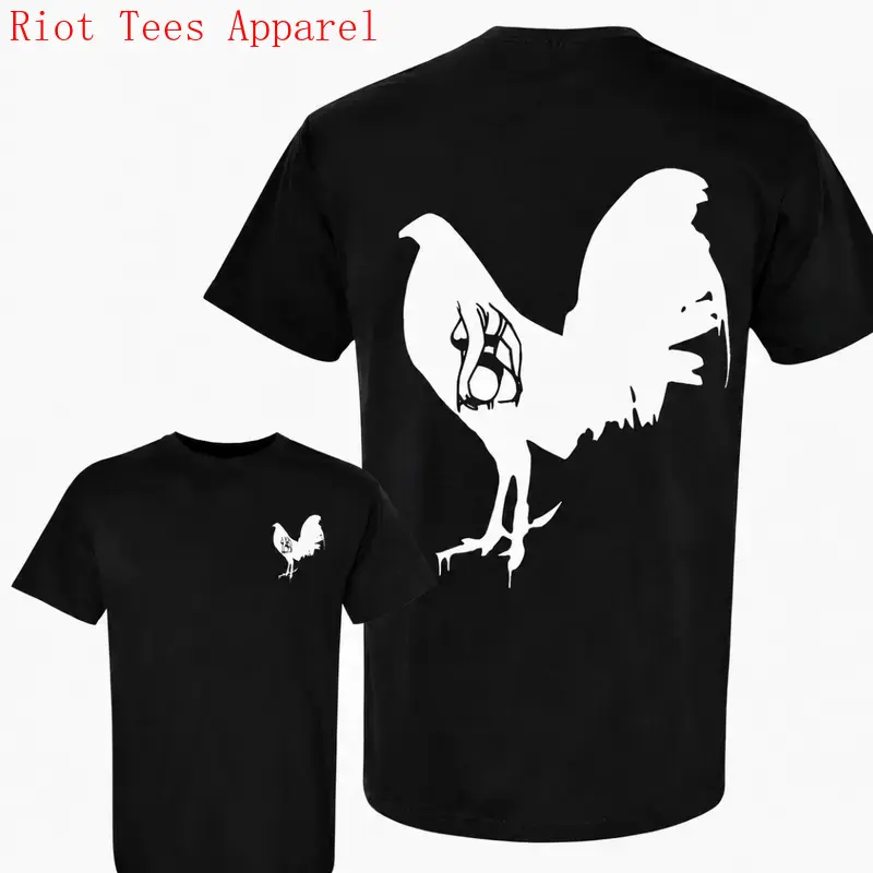 Gamefowl Rooster Shirt, Fighting Rooster Graphic Tee, Rooster Lover T-Shirt, Farm Life Shirt, Country Chicken Tee, Double Sided Graphic Gift