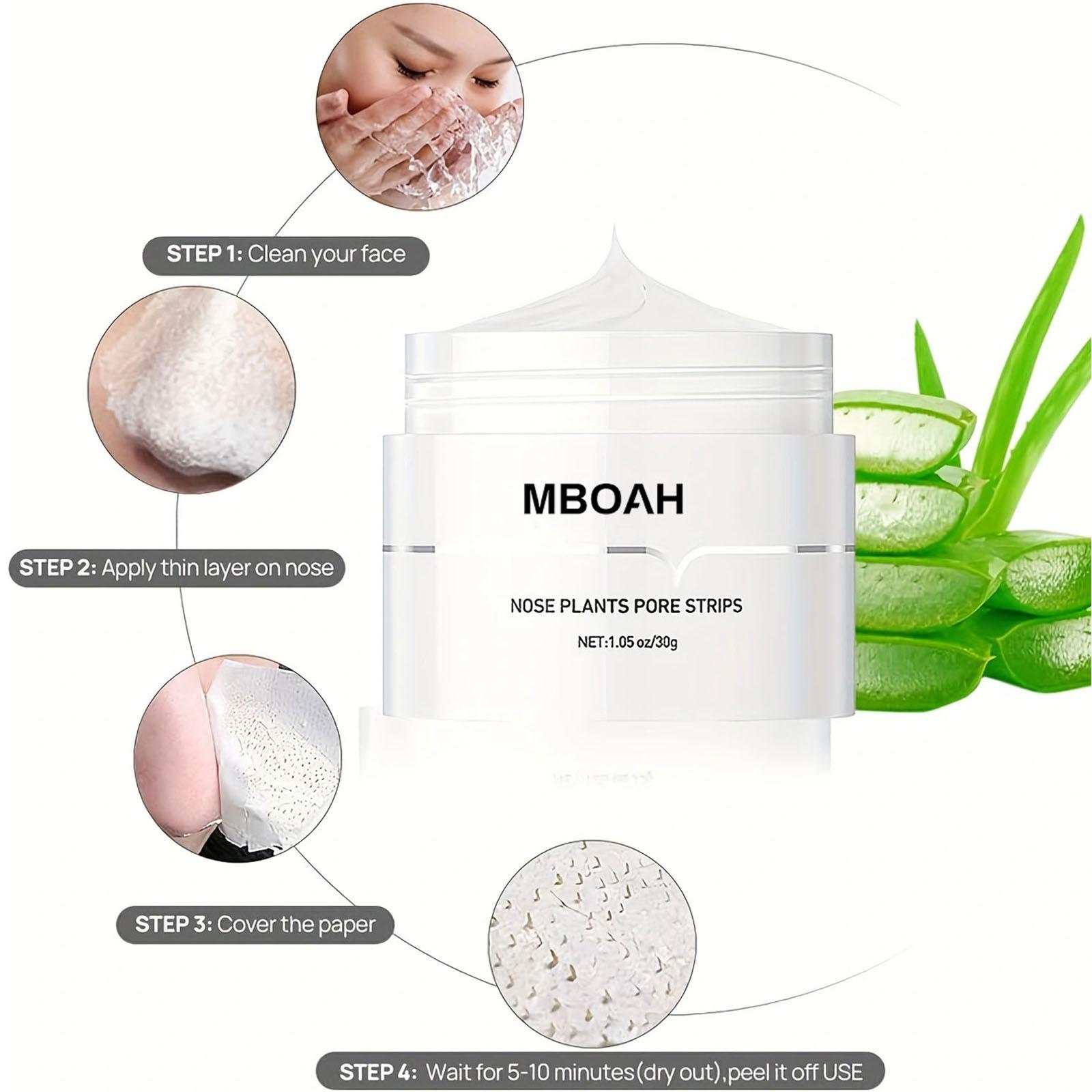 Blackhead Nose Mask Set, 2 Boxes Tightening Pores Face Peel Mask, Pore Deep Cleanser Purification Mask, Nose Patch, Acne Removal Mask