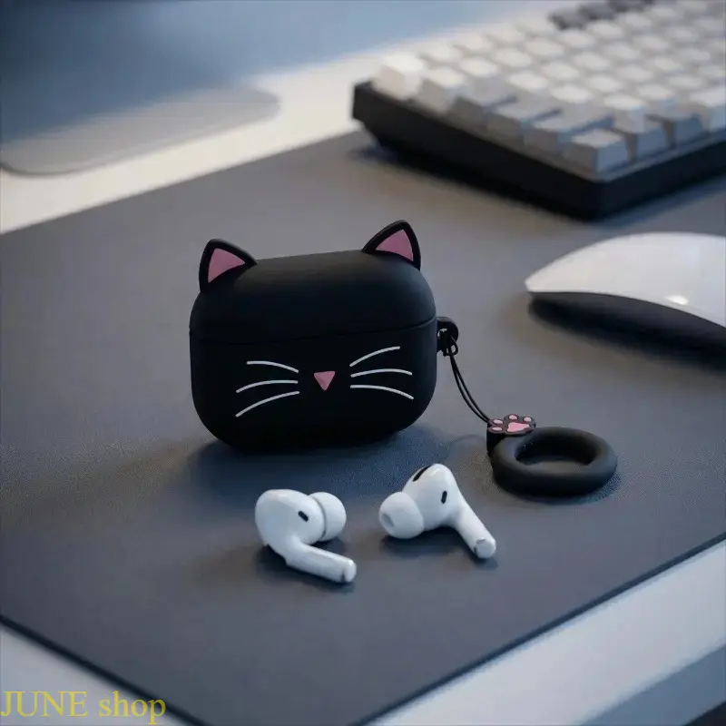 Cat Themed Protective Earbud Case Compatible With Apple AirPods 2Nd 3Rd 4Th Generation And AirPods Pro 2Nd 3Rd Generation, Portable Anti Scratch Shell For Daily Storage Commuting Travel Outdoor Activities And Wireless Earphone Daily Safeguard
