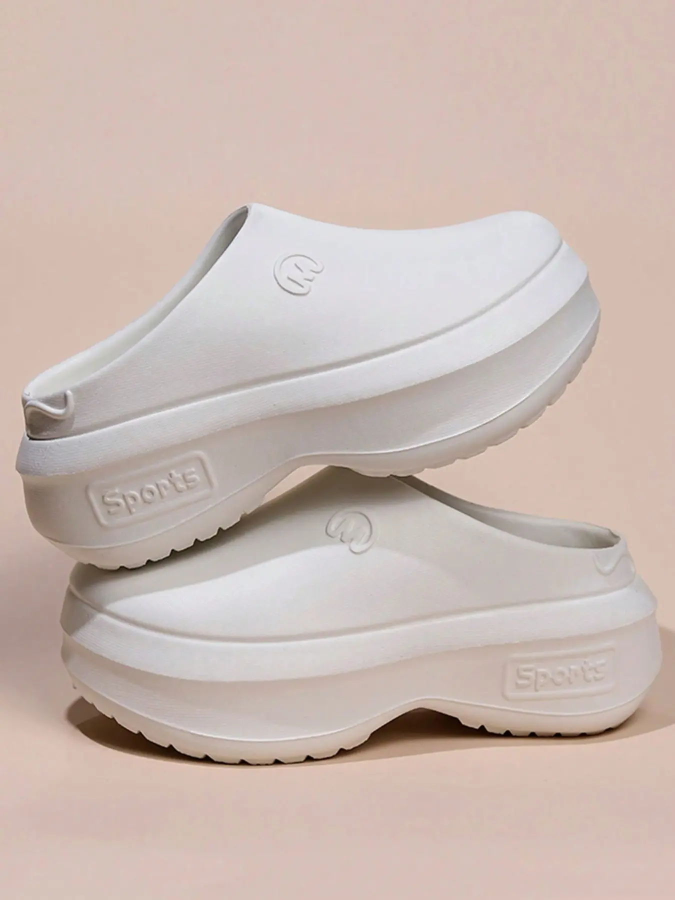 Women's Thick Sole Mules Eva Footwear, Slip-Resistant Sandals, Comfortable Wooden Bottom Shoes, Ideal for Beaches and Casual Wear