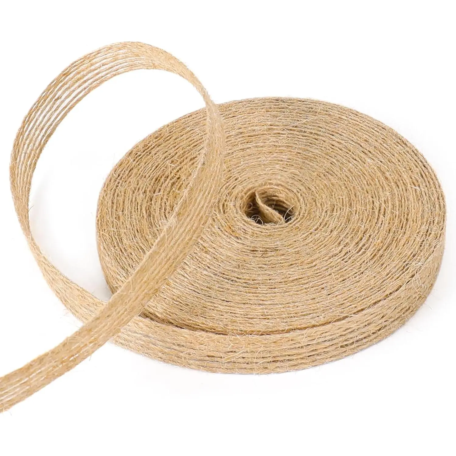 Burlap Ribbon for  Wrapping - 3/8" 10Yard  Linen Ribbon
