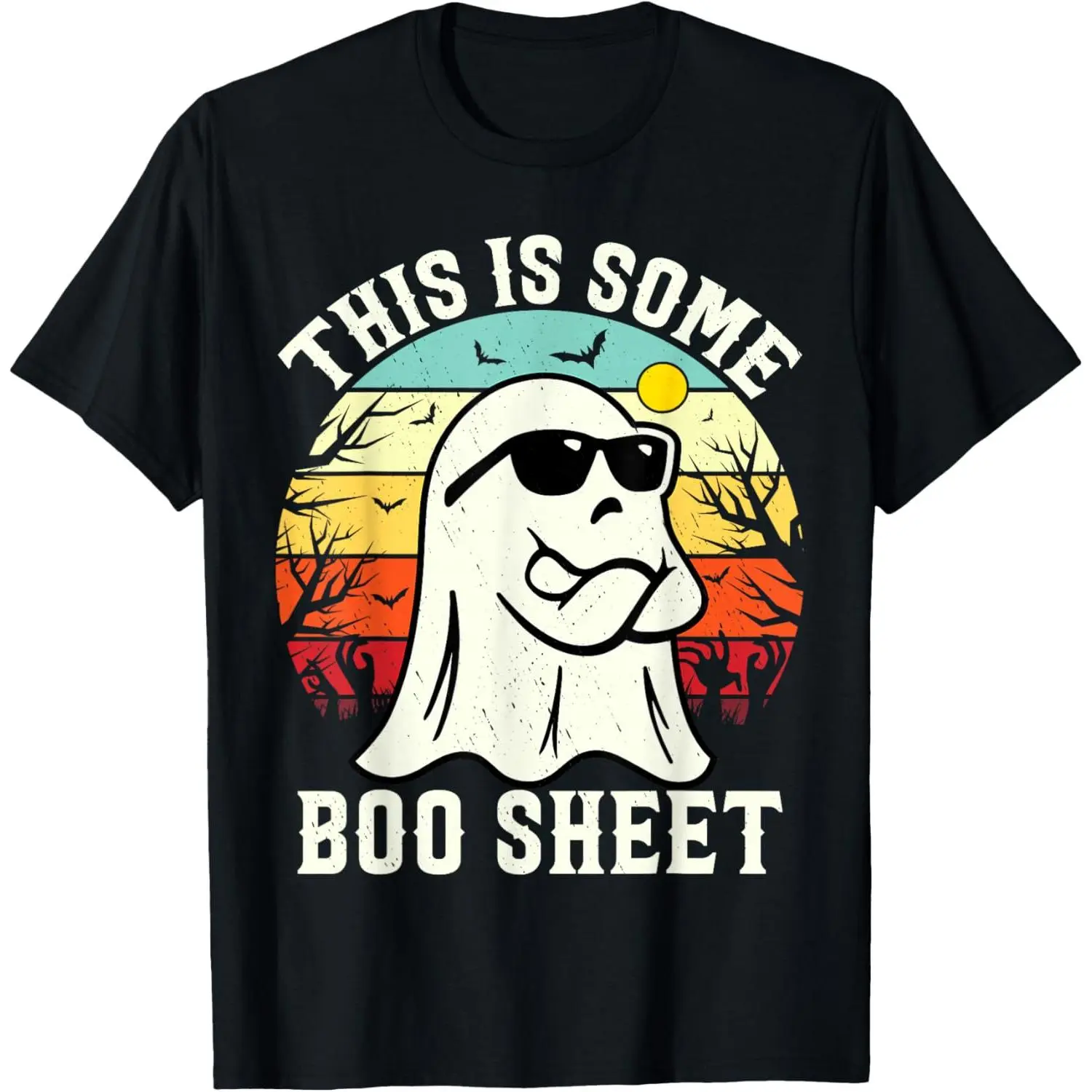 This is Some Boo Sheet Ghost Retro Halloween Funny Halloween T-Shirt