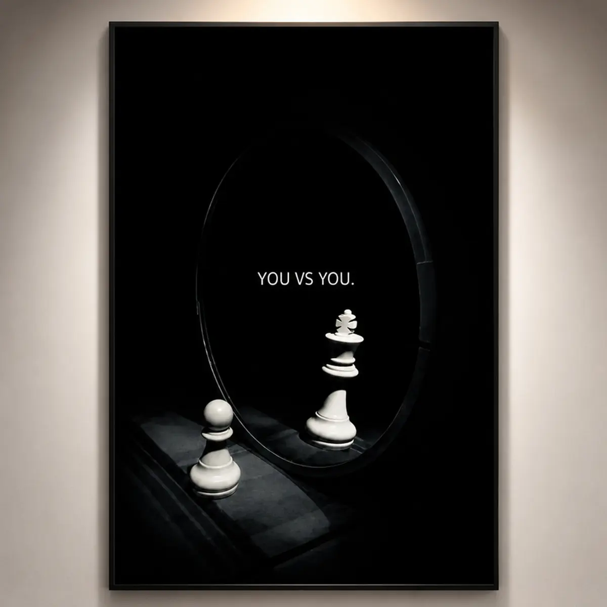 Chess Motivation Poster, Wealth & Money Inspiration, Luxury Wall Art, Voting Reform Poster, Inspirational Motivational Poster, Ideal Wall Decor, Success Mindset Decor, Office Wall Art, Entrepreneur Gift, Man Cave Decor, Black and White Decor
