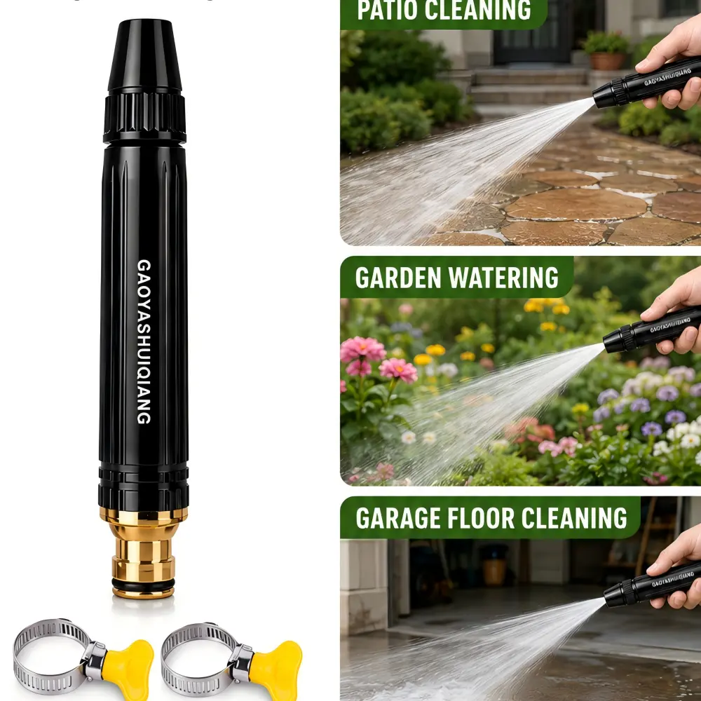 High-Pressure Handheld Car Wash Gun, Portable Pacifier Interface Nozzle Sprayer, Durable Automotive Tool for Vehicle, Pet & Patio Cleaning, Professional Home Dirt & Grime Removal Equipment