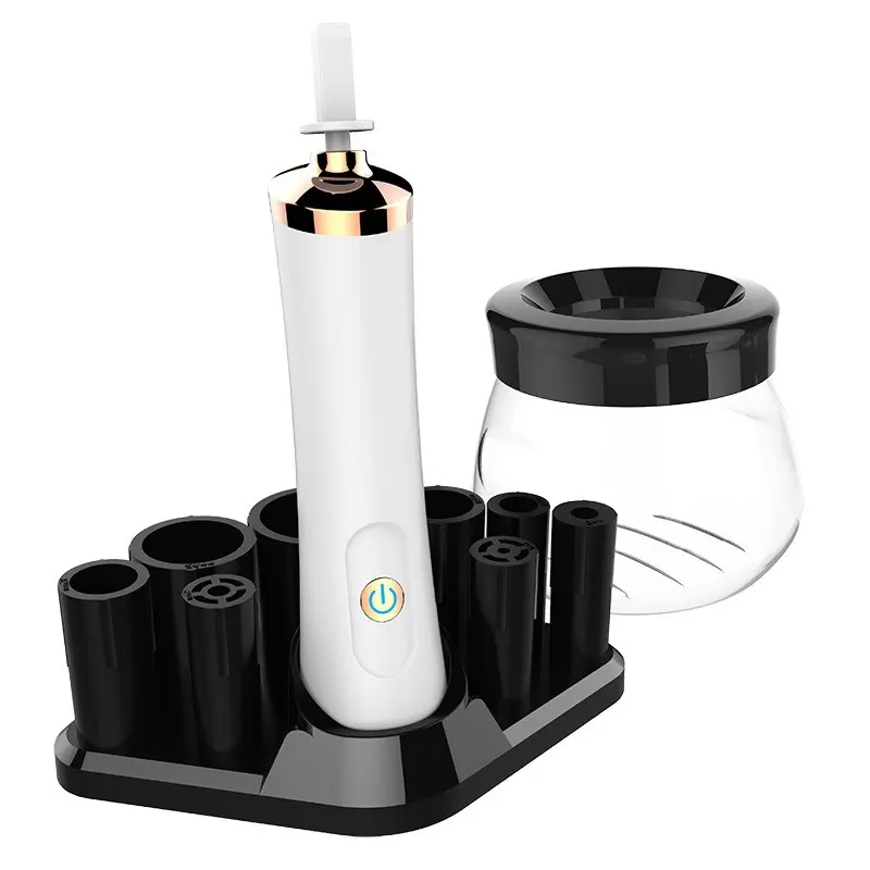 USB Rechargeable Electric Makeup Brush Cleaner, Portable Rechargeable Makeup Brush Cleaning Machine, Makeup Brush Cleaning Tool, Summer Gift