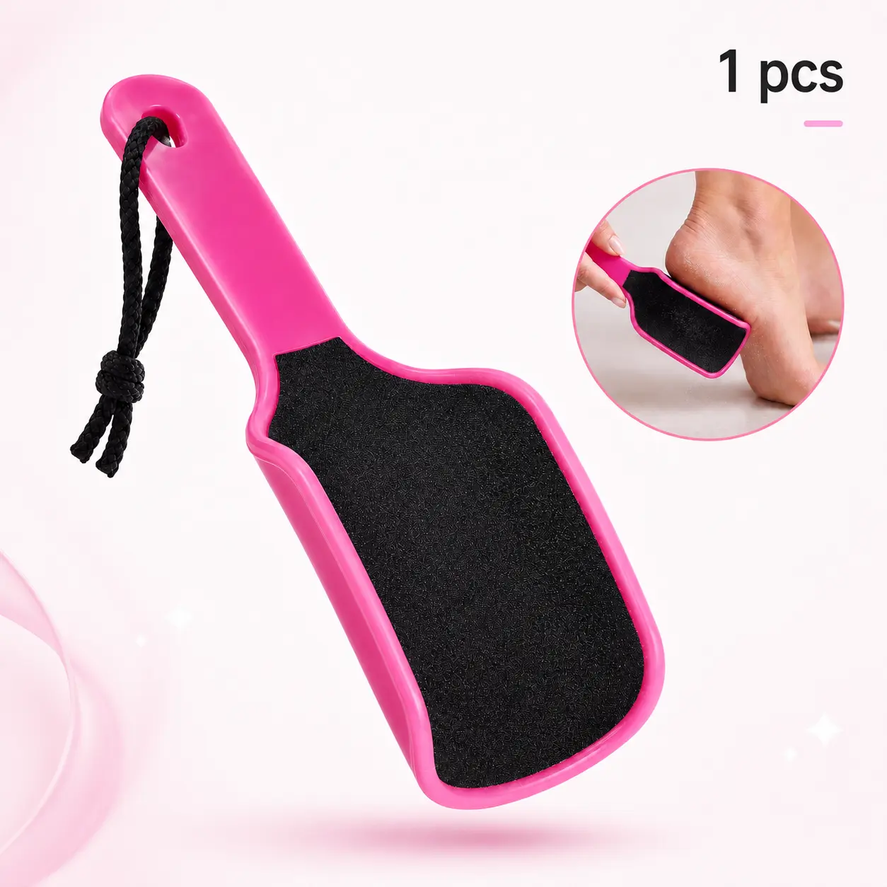 Professional U-Shaped Foot File, Double-Sided Pedicure Foot Sander and Callus Remover for Dry Dead Skin and Smooth Feet