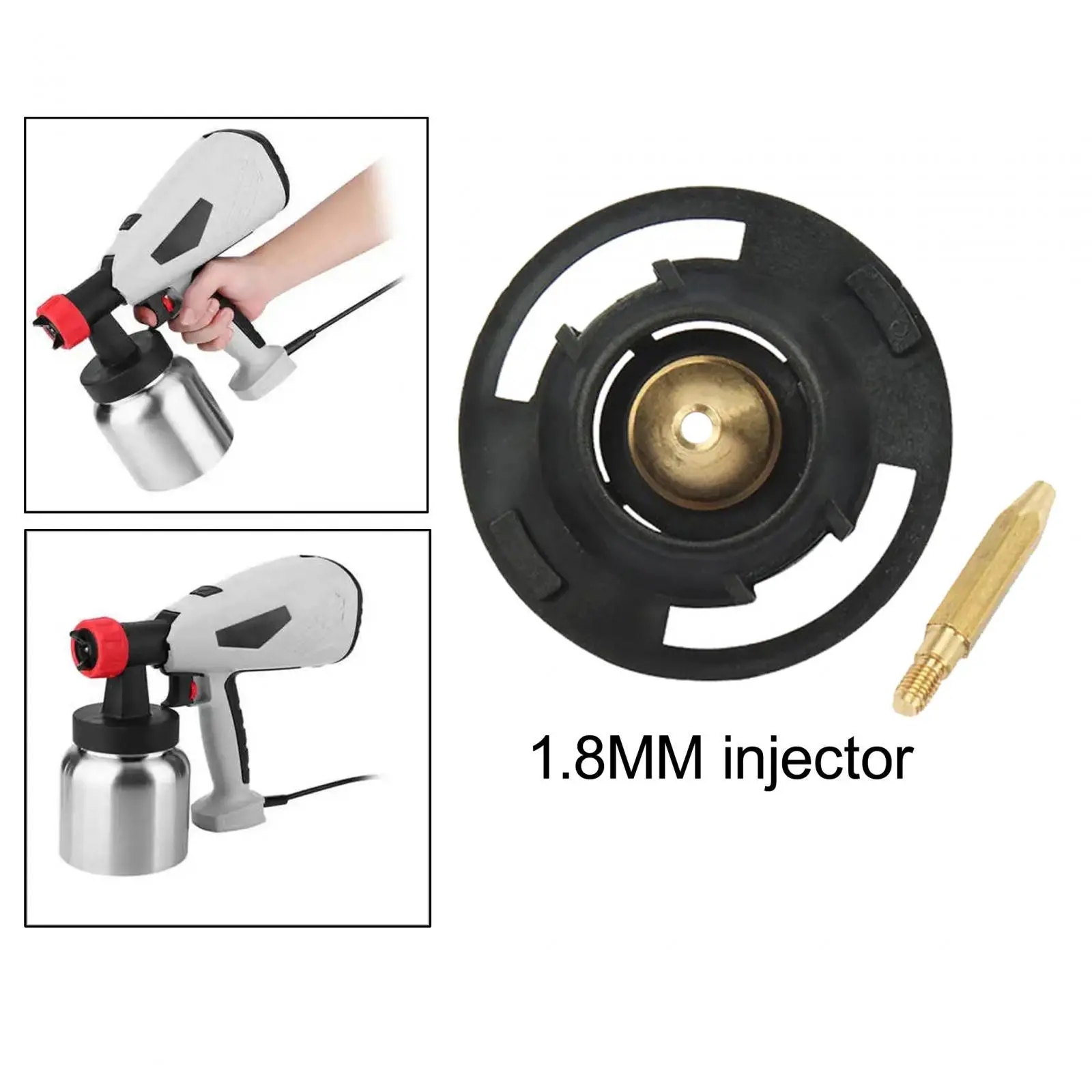Paint Sprayer, Electric Spray Paint Machine 3 Spray Patterns 1000ml 580W High Power Power Painter for Door Crafting Walls Car