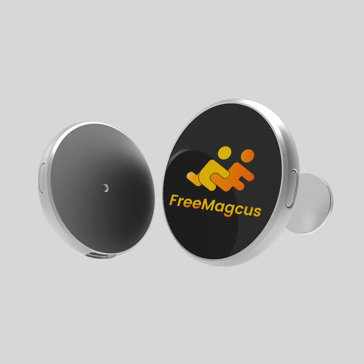 Customizable Electronic Badge / Digital Badge with Bluetooth Connectivity and Upload, Supports Custom Video/Photo/GIF Display, Magnetic Attachment, 1.8-Inch IPS Touchscreen, Decorative & Gift-Ready, Perfect for Self-Expression and Fashion Styling